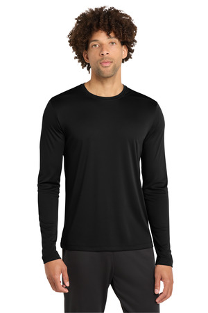 Sport-Tek ® Posi-UV ® Pro Long Sleeve Tee. ST420LS — Black