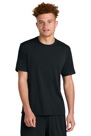 Sport-Tek ® Club Short Sleeve Crew ST440 — Black/ Black
