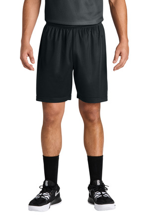 Sport-Tek ® PosiCharge ® Mesh 7' Short ST5100 — Black