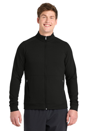 Sport-Tek ® Sport-Wick ® Flex Fleece Full-Zip. ST560 — Black