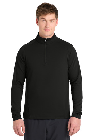 Sport-Tek ® Sport-Wick ® Flex Fleece 1/4-Zip. ST561 — Black