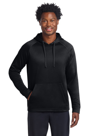 Sport-Tek ® Re-Compete Fleece Pullover Hoodie ST730 — Black