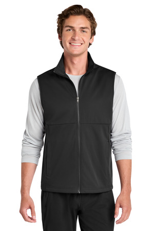 Sport-Tek ® Soft Shell Vest ST981 — Deep Black
