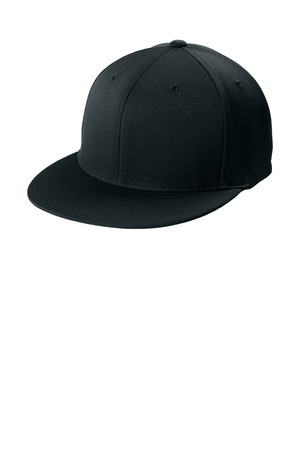 Sport-Tek ® Flexfit ® Flat Bill Cap STC56 — Black