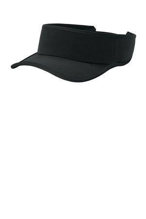 Sport-Tek ® Repeat Visor STC57 — Black/ Black