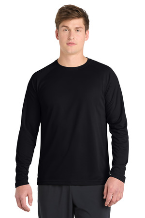 Sport-Tek ® Dry Zone ® Long Sleeve Raglan T-Shirt. T473LS — Black