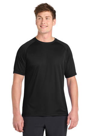 Sport-Tek ® Dry Zone ® Short Sleeve Raglan T-Shirt. T473 — Black