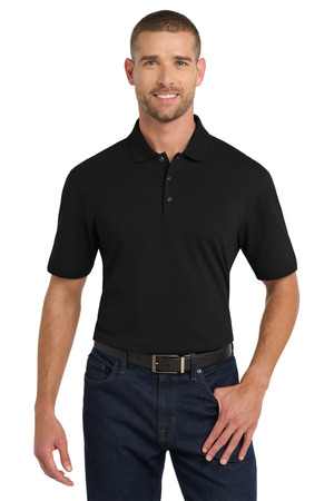 Port Authority ® Tall EZCotton ® Polo TK8000 — Black