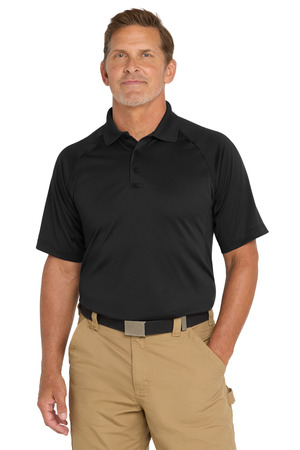 CornerStone ® Tall Select Snag-Proof Tactical Polo. TLCS410 — Black