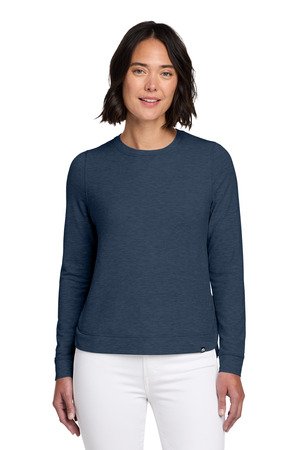TravisMathew Women's Long Weekend Crew TM1LD003 — Blue Nights Heather