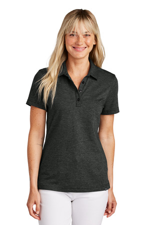 TravisMathew Women's Sunnyvale Polo TM1LD005 — Black Heather