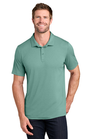 TravisMathew Coto Performance Polo. TM1MU410 — Beryl Green Heather