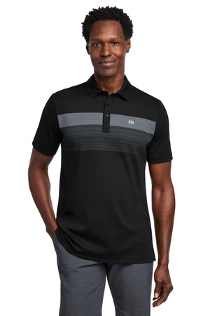 TravisMathew Coastal Chest Stripe Polo TM1MY402 — Black
