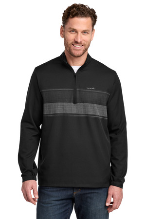 TravisMathew Balboa Chest Stripe 1/4-Zip TM1MZ340 — Black