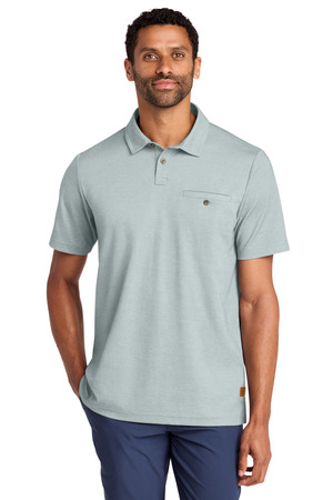 TravisMathew Sunsetters Pocket Polo TM1MZ344 — Balsam Green Heather
