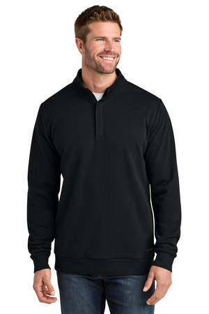 TravisMathew Ocean Villa 1/4-Zip TMA41421 — Black