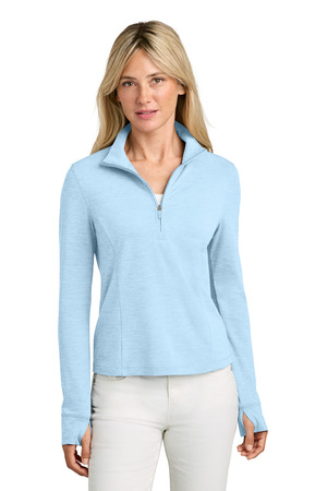 TravisMathew Women's Onward 1/2-Zip TMA42778 — Airy Blue Heather