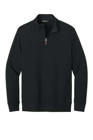 TravisMathew Waffle 1/4-Zip TMA46418 — Black