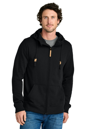tentree ® Space Dye Fleece Full-Zip Hoodie TTCM4414 — Meteorite Black