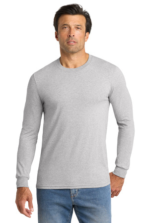 Volunteer Knitwear ™ All-American Long Sleeve Tee VL100LS — Athletic Heather