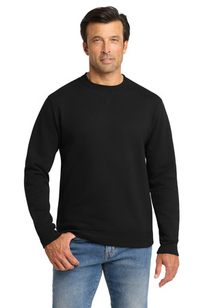 Volunteer Knitwear ™ Chore Fleece Crewneck VL130 — Deep Black