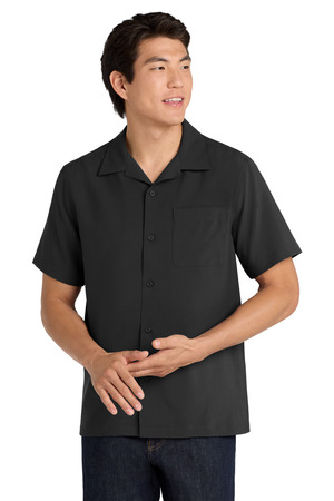 Port Authority ® Short Sleeve Performance Staff Shirt W400 — Black