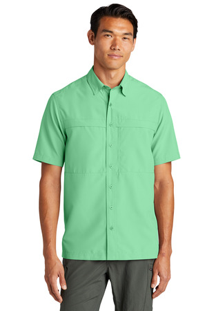 Port Authority ® Short Sleeve UV Daybreak Shirt W961 — Bright Seafoam