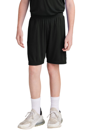 Sport-Tek ® Youth Competitor ™ United 5' Short YST103 — Black/ White