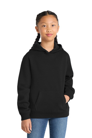 Sport-Tek ® Youth Pullover Hooded Sweatshirt. YST254 — Black
