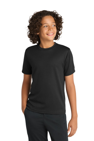 Sport-Tek ® Youth PosiCharge ® RacerMesh® Tee. YST340 — Black