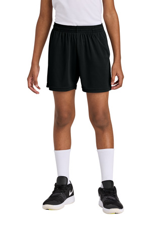 Sport-Tek ® Youth PosiCharge ® Competitor ™ 5' Pocketed Short YST349P — Black