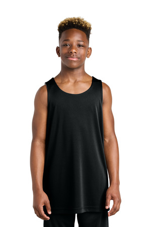 Sport-Tek ® Youth PosiCharge ® Competitor ™ Rev Tank YST551 — Black/ White