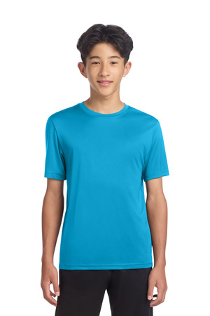Sport-Tek ® Youth PosiCharge ® Re-Compete Tee YST720 — Atomic Blue